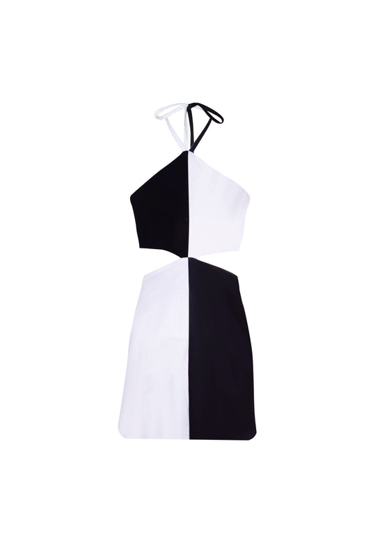 Fenix Dress - Black & White