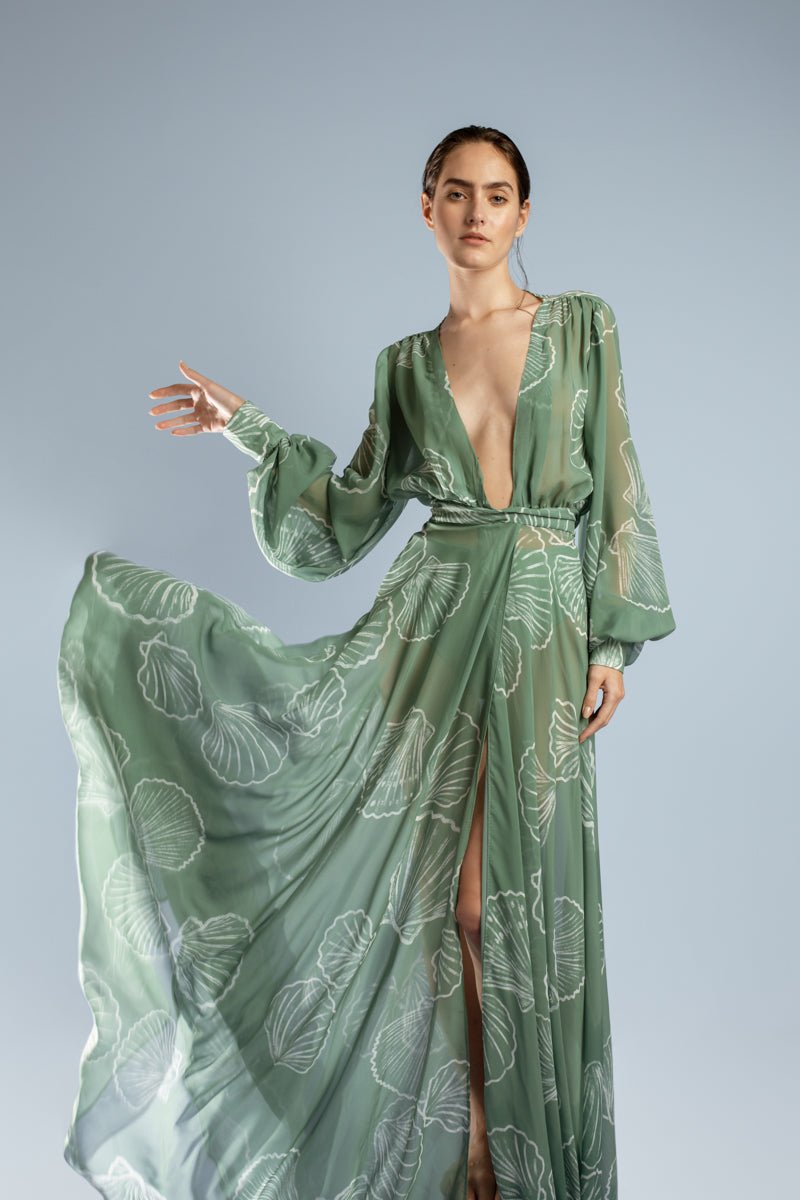 Canto D'acqua Jade Dress - YSSLA