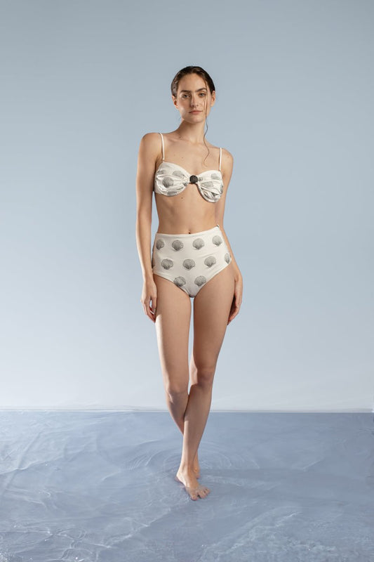 Coquille Secrète Bottom Ivory & Black - YSSLA