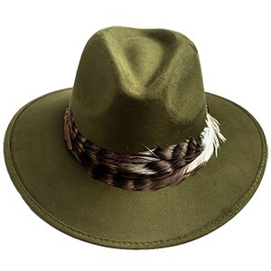 Cruelty - Free Feather and Coin Explorer Hat - YSSLA