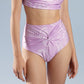 Dance de Venus Bikini Bottom | Ivory & Lilac - YSSLA