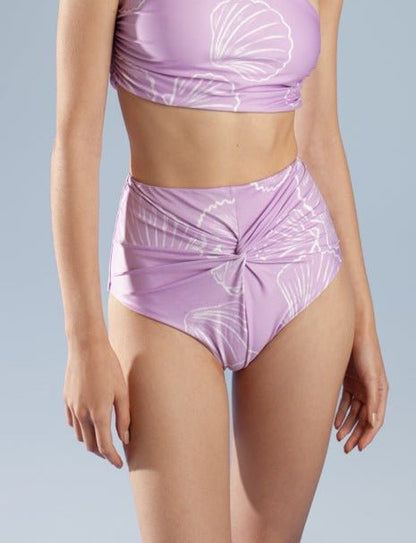 Dance de Venus Bikini Bottom | Ivory & Lilac - YSSLA