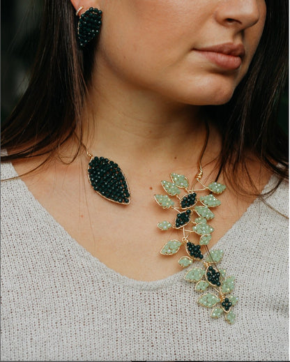 Leaflet Open Collar Necklace - YSSLA