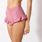 Malva Rose Swimsuit Bottom with Ruffles - YSSLA