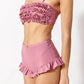 Malva Rose Swimsuit Bottom with Ruffles - YSSLA