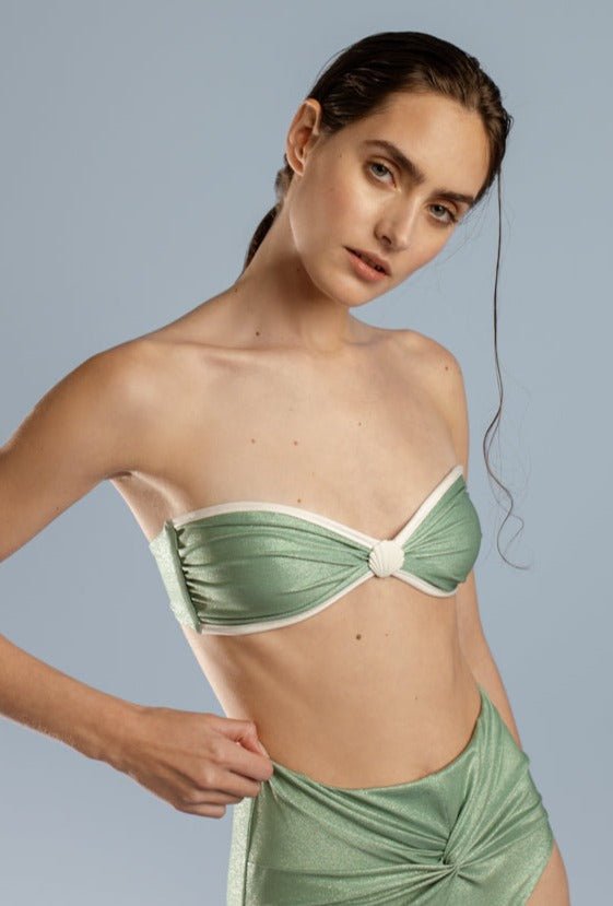 Miel de Perla Bikini Top | Ivory & Jade - YSSLA