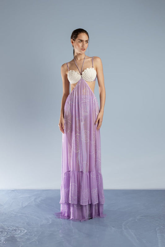 Poesia delle Sirene Dress | Lilac - YSSLA