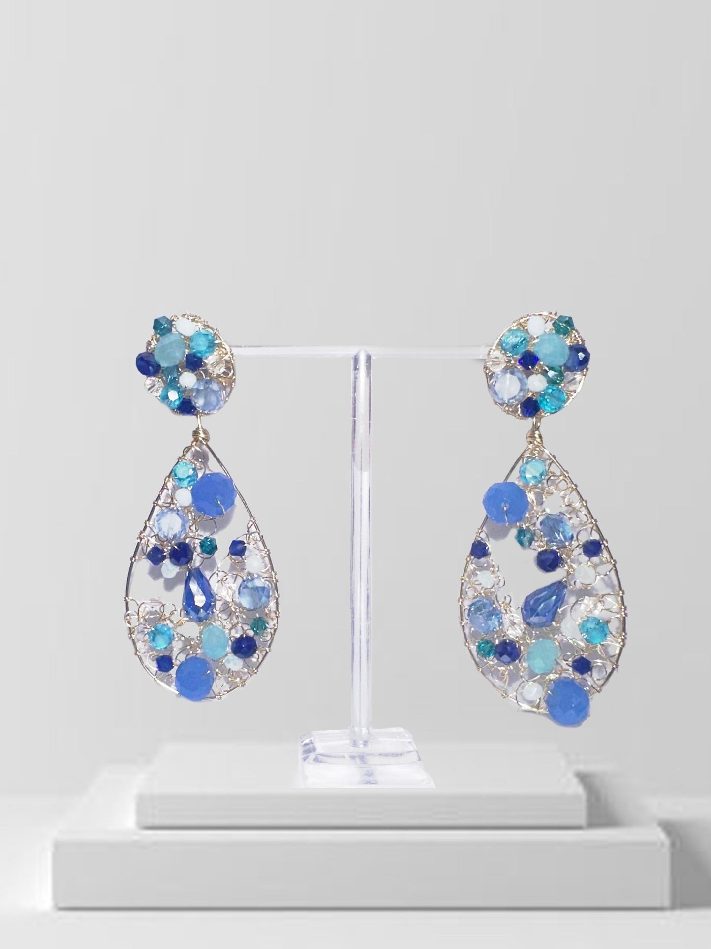 Shades of Blue Earrings - YSSLA