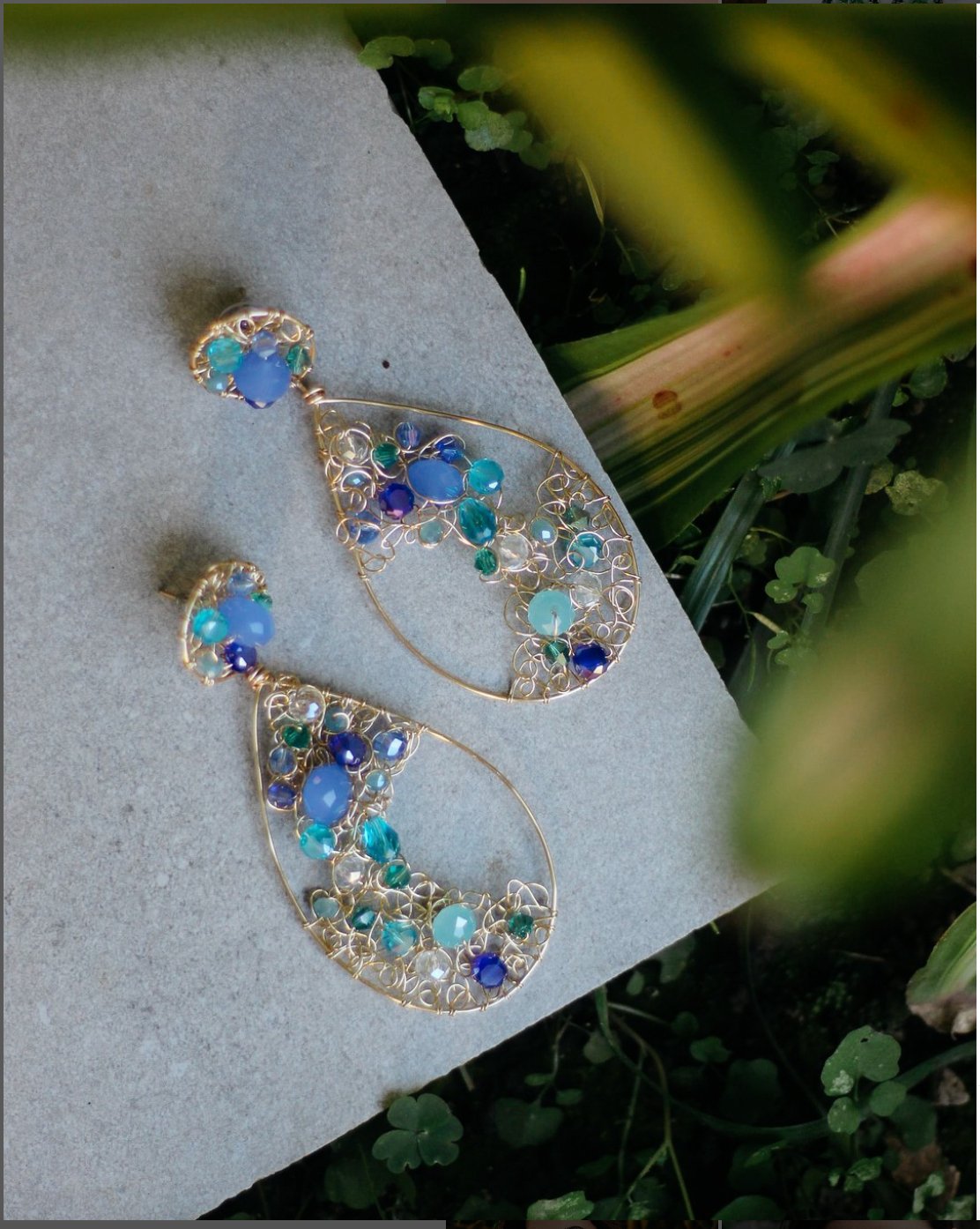 Shades of Blue Earrings - YSSLA