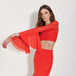 Sunset Red Classic Crop Top - YSSLA